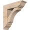 Ekena Millwork Legacy Traditional Smooth Bracket w/ Offset Brace, Douglas Fir, 7 1/2"W x 26"D x 26"H BKT0806X26X26LEC01SDF - alternate 1